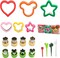 Sandwich Cutter for Kids 18 Pcs Stainless Steel Mickey Mouse Heart Star